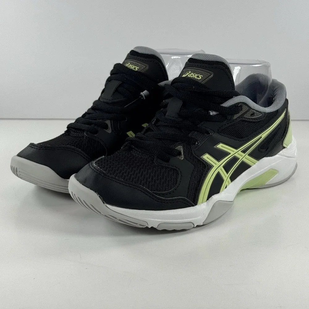 Asics Gel Rocket 10‎ Volleyball Black Illuminate Yellow Shoes Women's Size 6